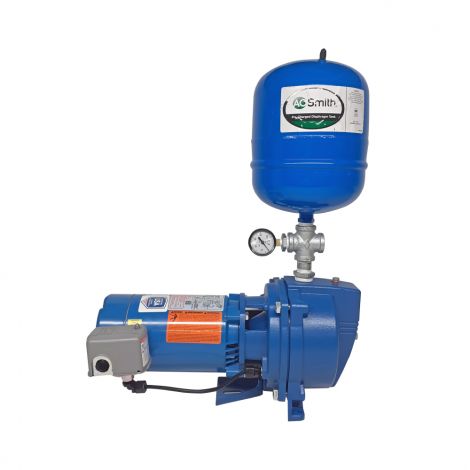 1/2 HP Goulds J5S Jet Pump Package with 2 Gal. Pressure Tank